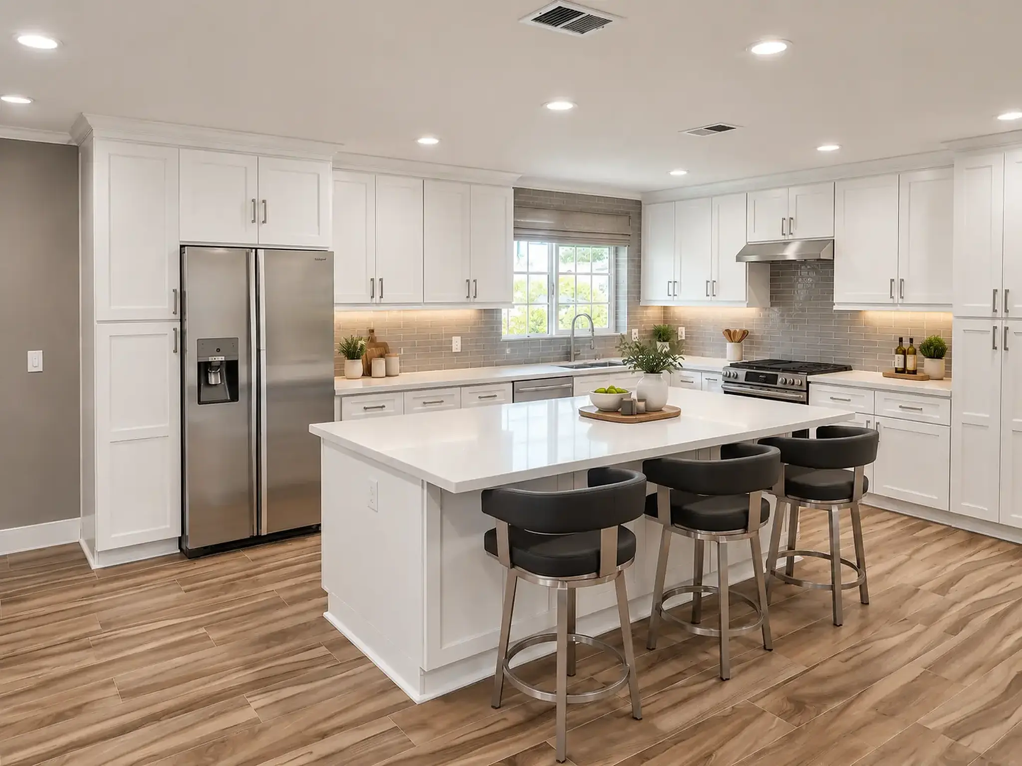 Completed Orange home addition and whole-home remodel